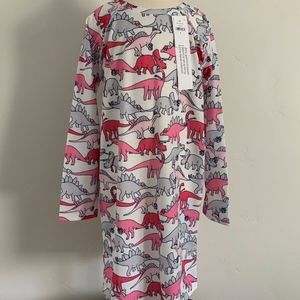 NWT Nightgown Gap Girl Pink Dinosaurs Sz 8